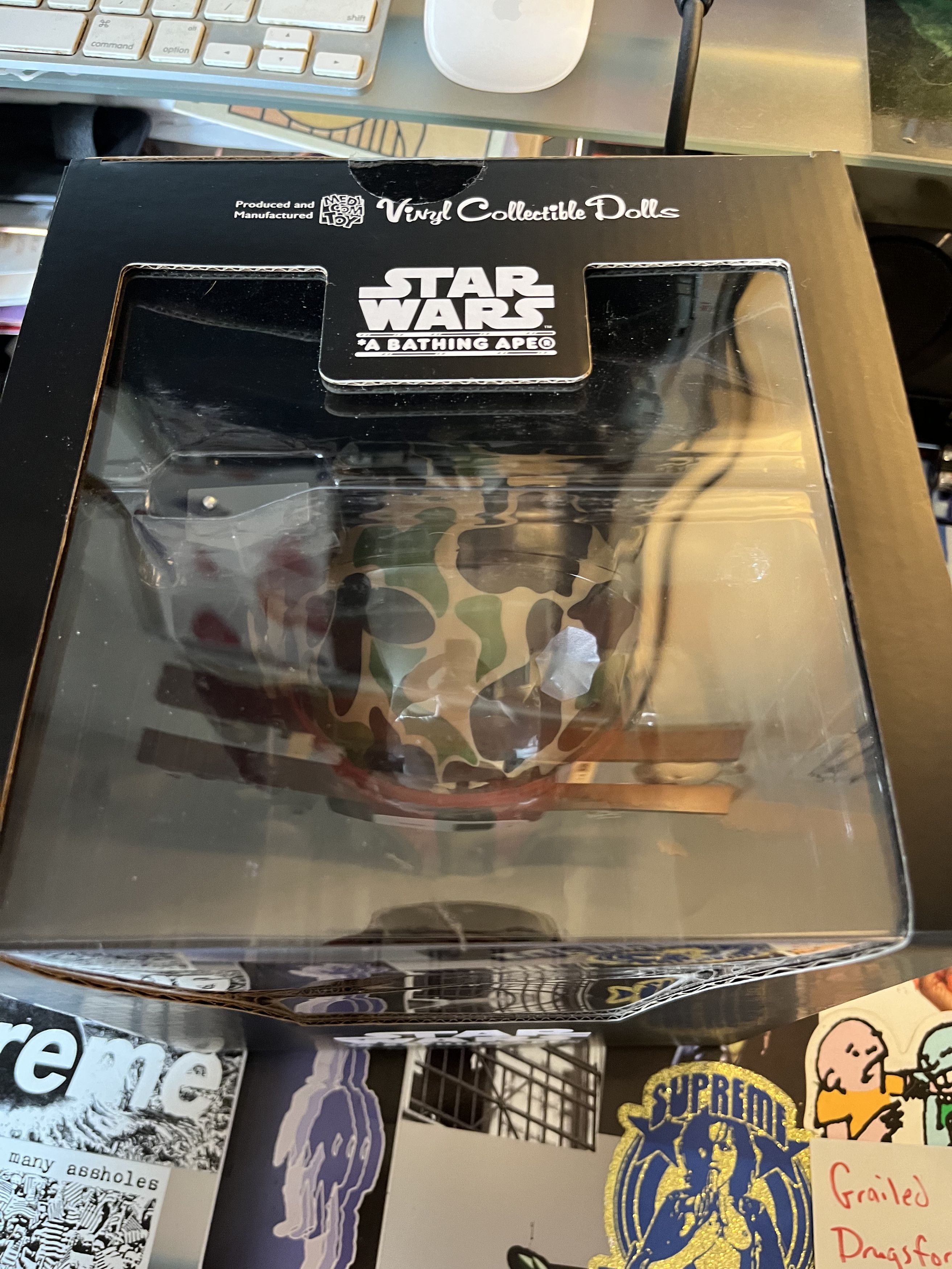 Bape Boba Fett Baby Milo Figure | Grailed