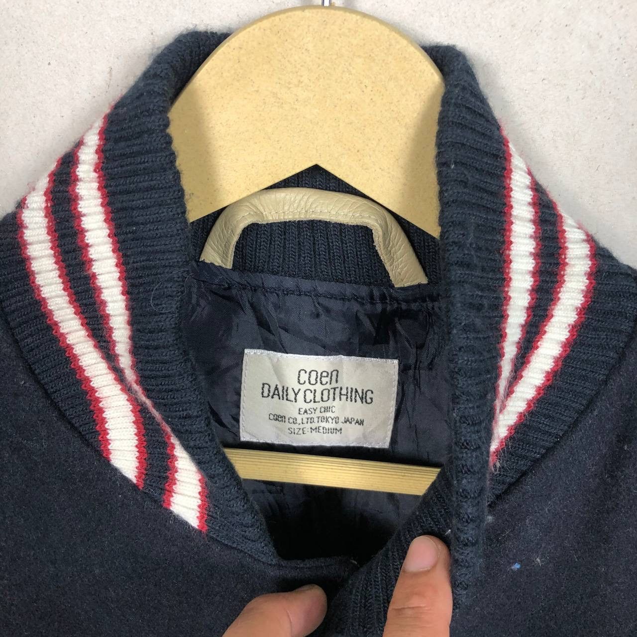 Japanese Brand Vintage Avant Garde Coen Clothing Varsity Stadium Jacket Size US M / EU 48-50 / 2 - 7 Thumbnail