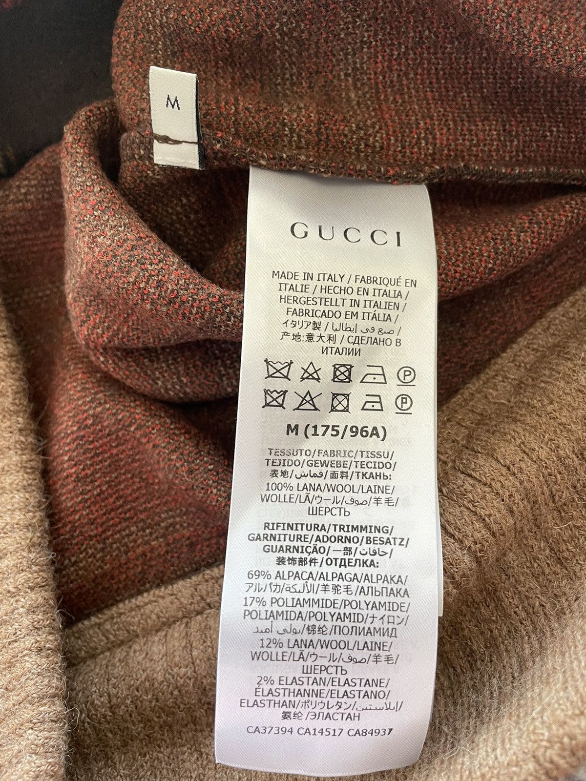 Gucci $4k Super Runway Limited Edition Wool Check Bomber Jacket Size US M / EU 48-50 / 2 - 14 Thumbnail