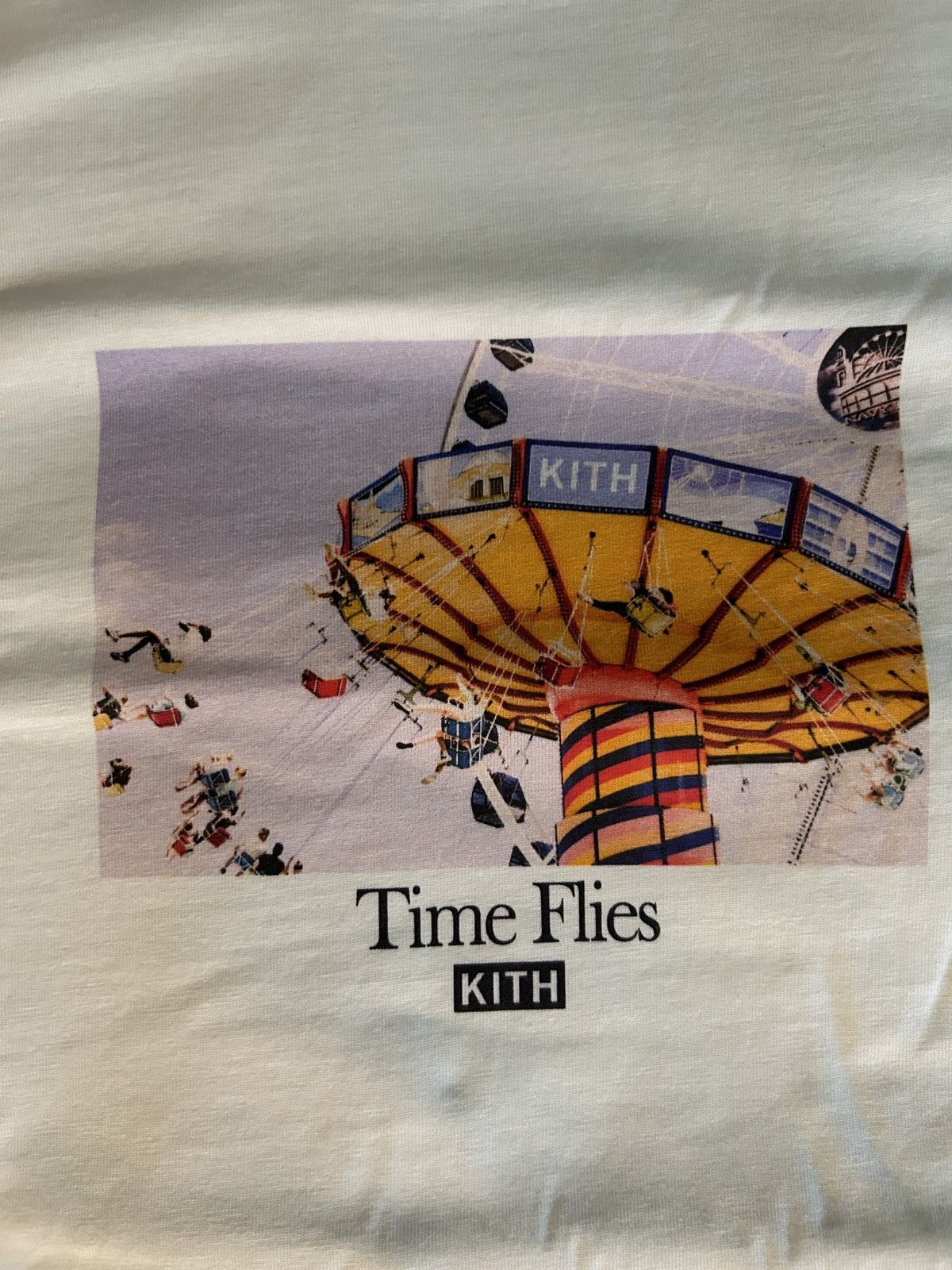 高い素材】 Kith Time Flies Tee White -XS- - トップス