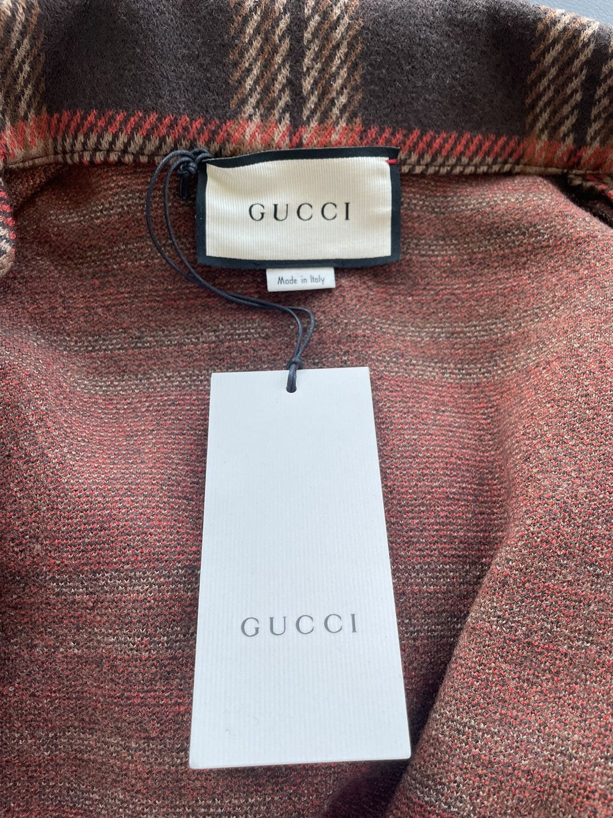 Gucci $4k Super Runway Limited Edition Wool Check Bomber Jacket Size US L / EU 52-54 / 3 - 10 Thumbnail