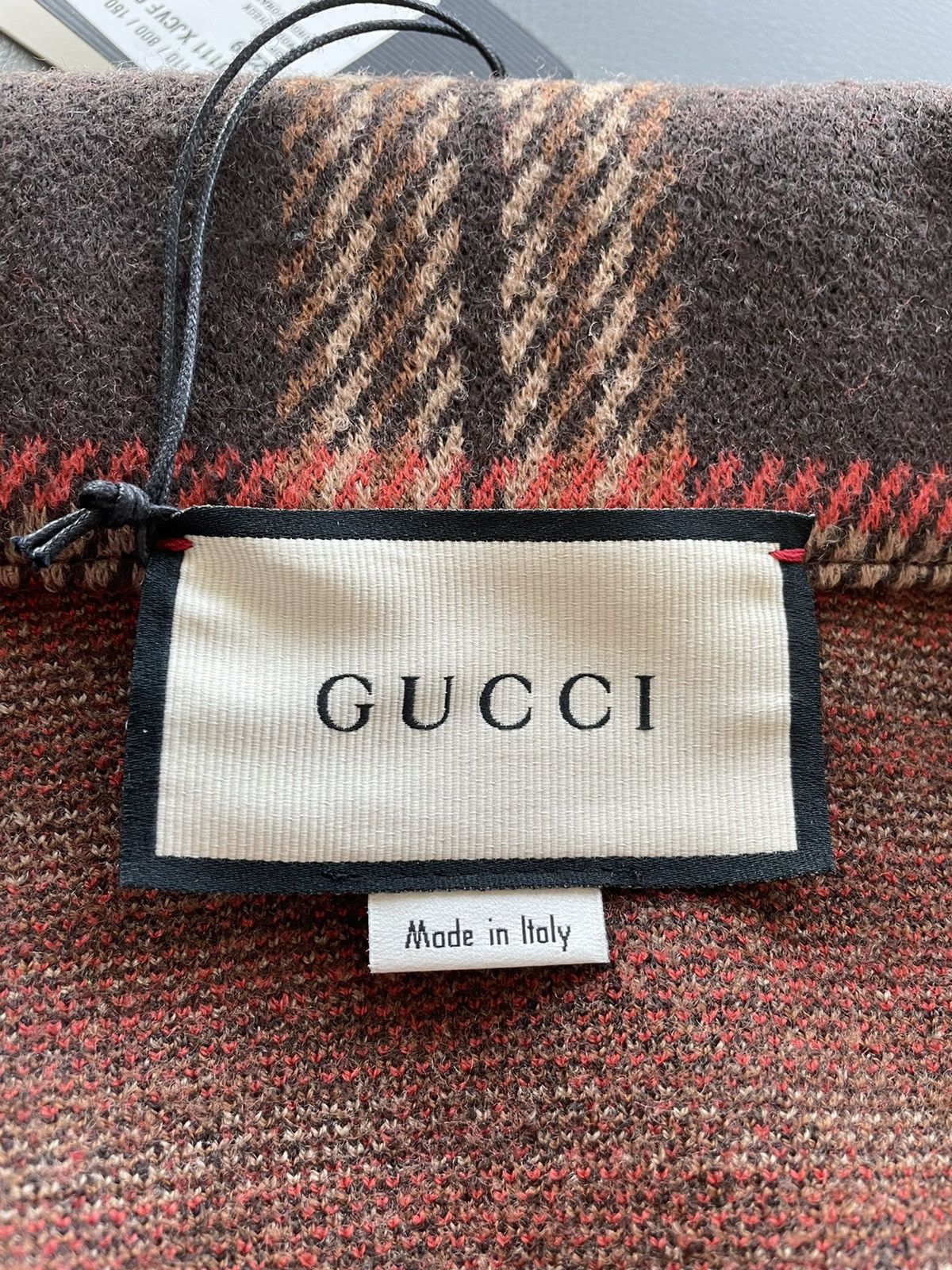 Gucci $4k Super Runway Limited Edition Wool Check Bomber Jacket Size US L / EU 52-54 / 3 - 7 Thumbnail