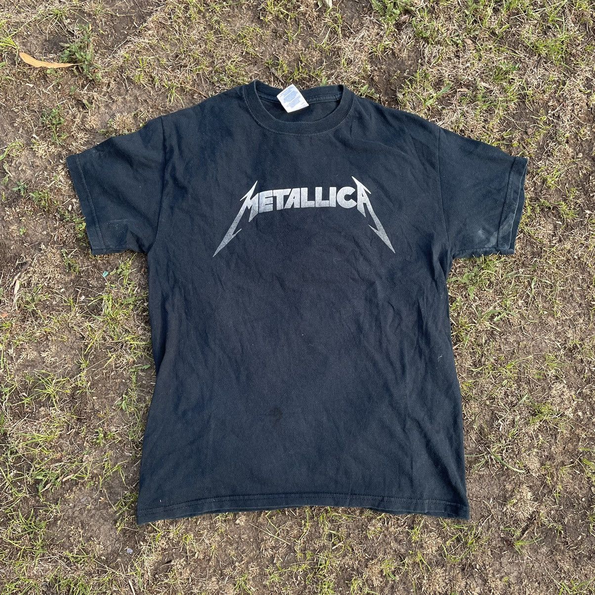 Vintage Vintage 90s Metallica Faded Band Tee Grunge Streetwear M Size US M / EU 48-50 / 2 - 1 Thumbnail