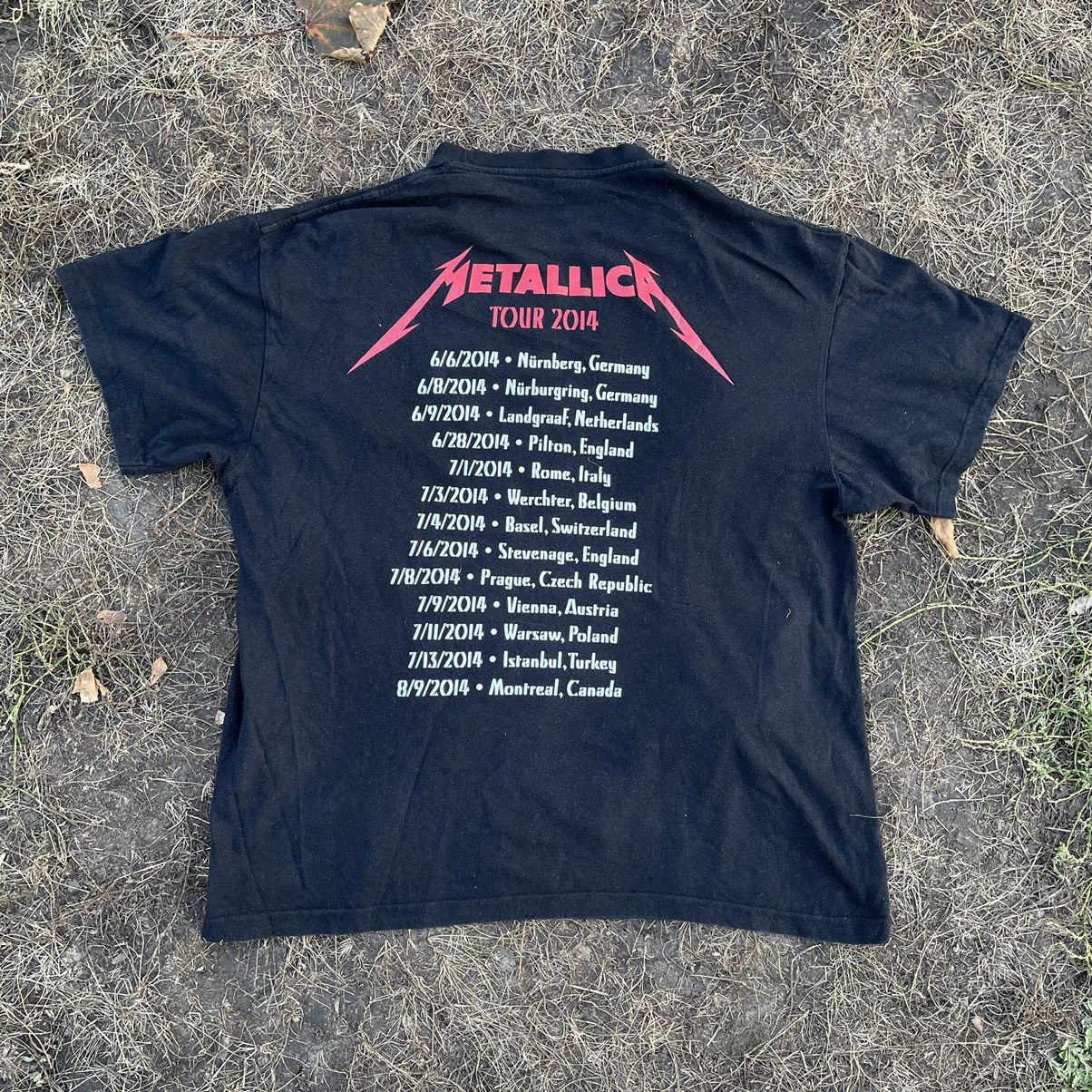 Vintage Vintage 90s Metallica Graphic Tee Distressed Grunge Baggy M Size US M / EU 48-50 / 2 - 5 Thumbnail
