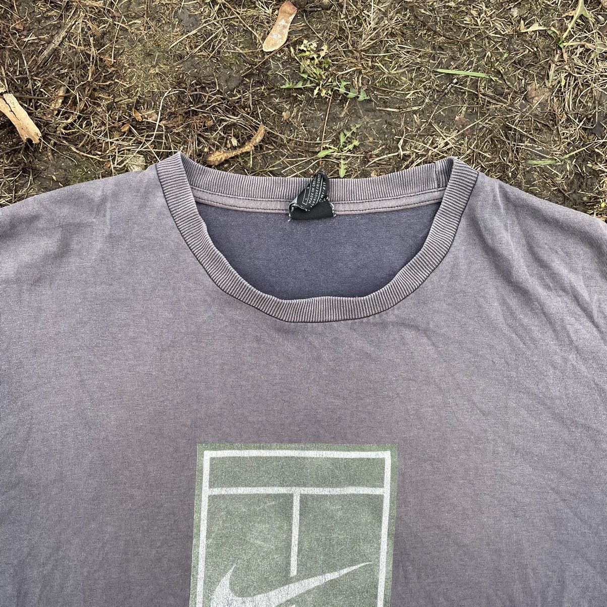 Vintage Vintage 90s Nike Court Graphic Tee Sun Faded Streetwear L Size US L / EU 52-54 / 3 - 7 Thumbnail