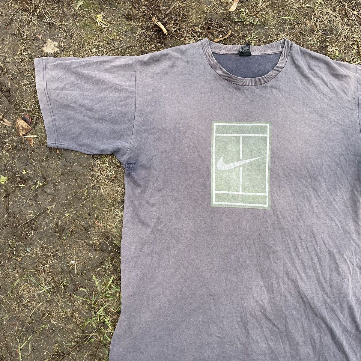 Vintage Vintage 90s Nike Court Graphic Tee Sun Faded Streetwear L Size US L / EU 52-54 / 3 - 4 Thumbnail