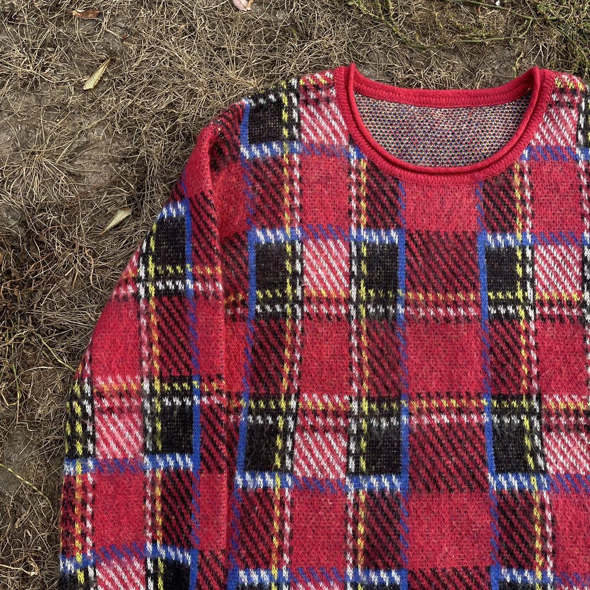 Vintage Vintage Y2K Argyle Knit Sweater Preppy Cutie Style Slim M Size US M / EU 48-50 / 2 - 4 Thumbnail