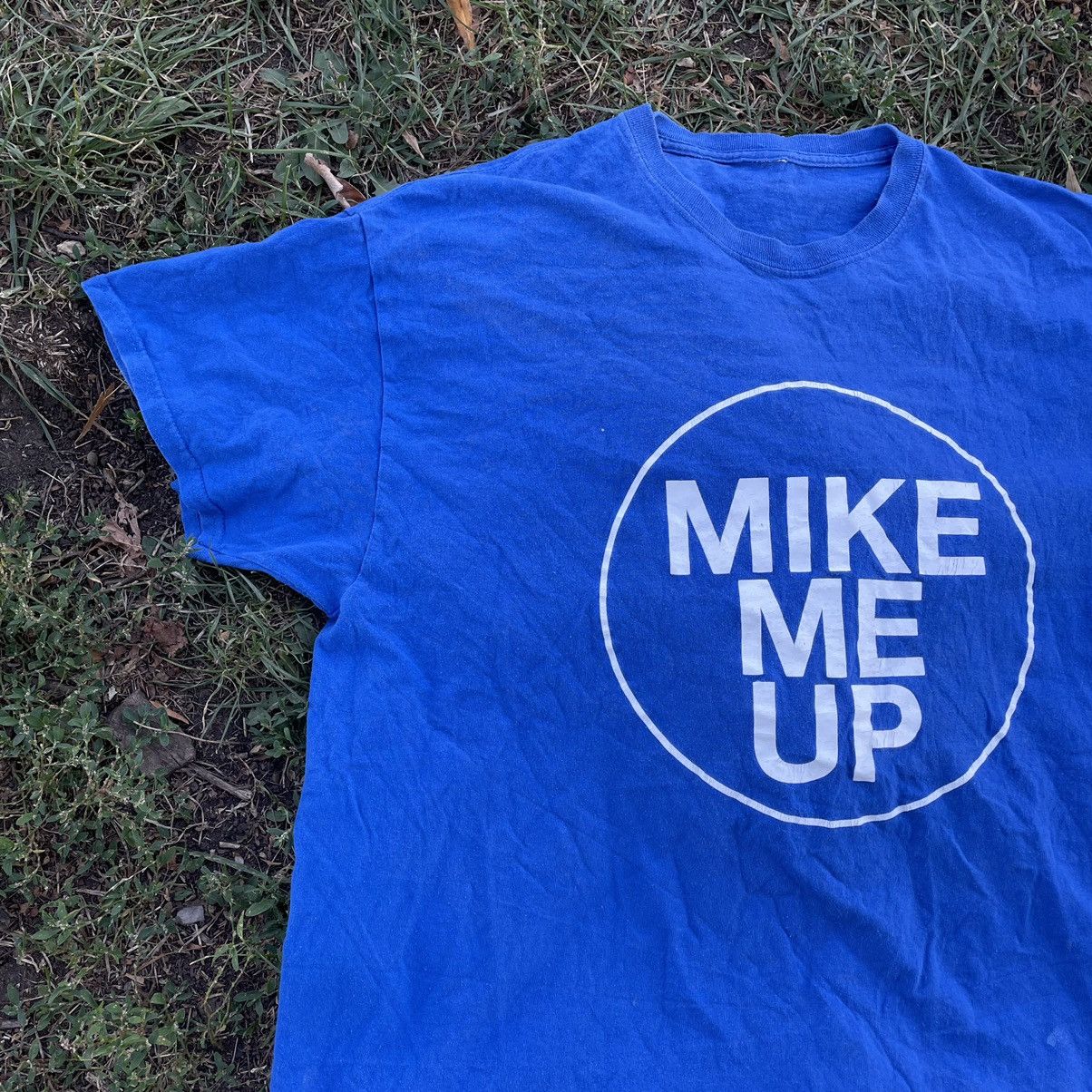 Vintage Vintage 90s Graphic Tee Mike Me Up Streetwear Humor Baggy XL Size US XL / EU 56 / 4 - 3 Thumbnail