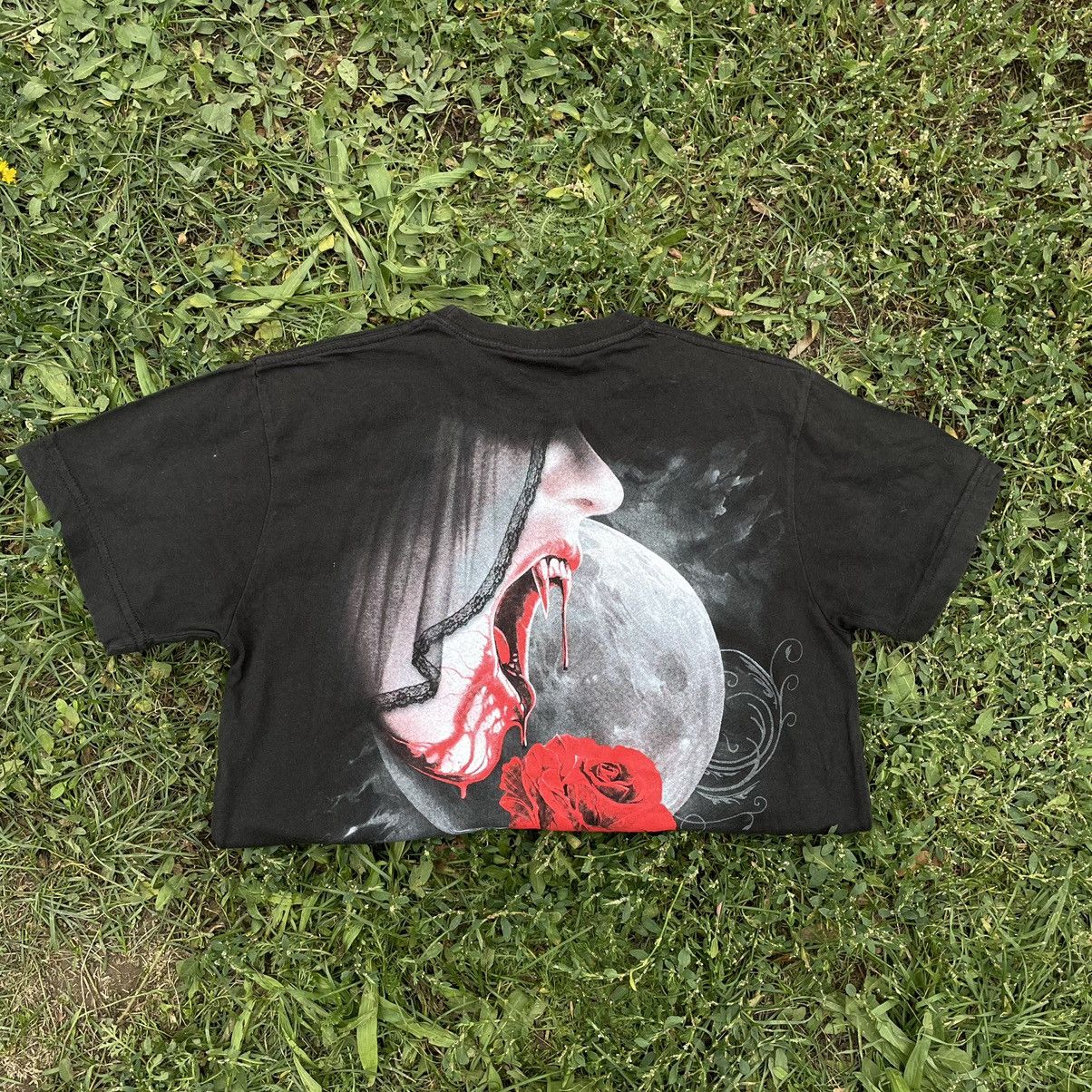 Vintage Vintage Y2K Gothic Graphic Tee Devil Horns Vamp Horror Grung Size US S / EU 44-46 / 1 - 5 Thumbnail