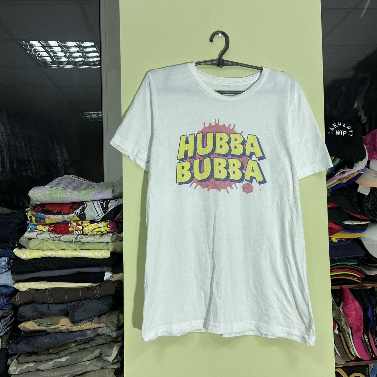 Vintage Vintage 90s Hubba Bubba Graphic Tee Faded White Americana M Size US M / EU 48-50 / 2 - 2 Thumbnail