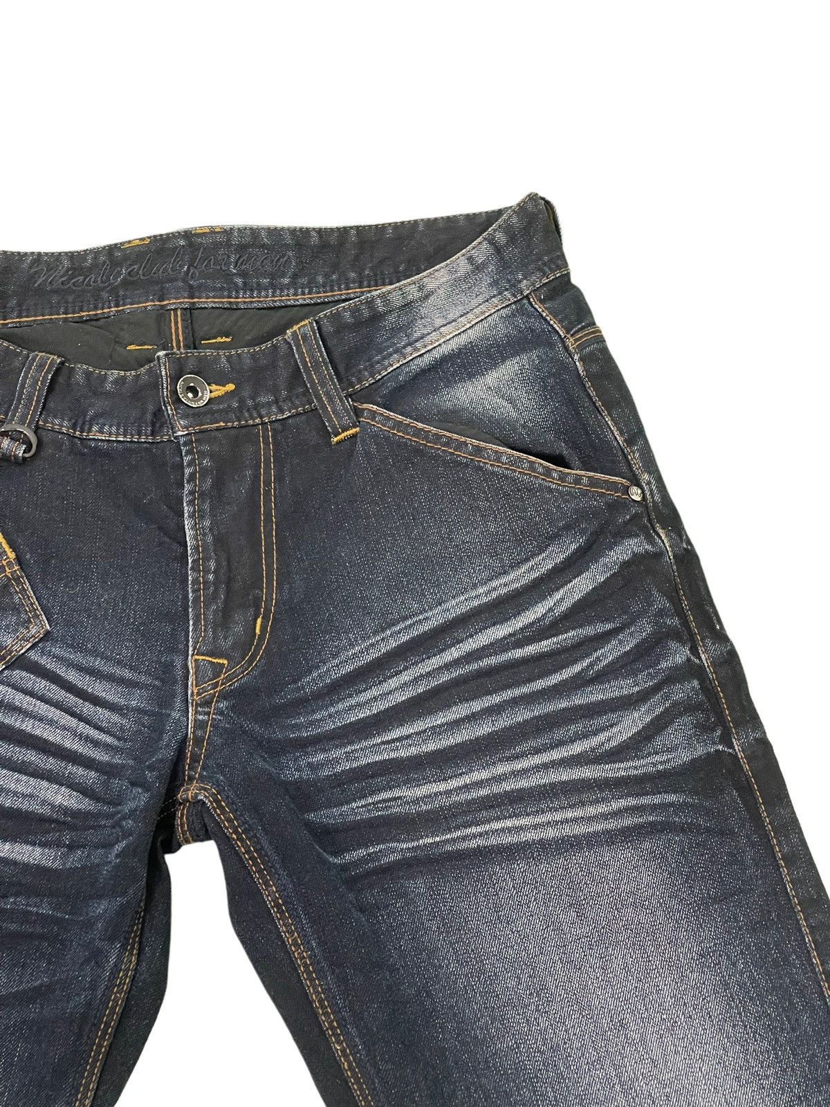 Japanese Brand Flare Jeans Nicole Club Acid Wash Low Rise Stretch 4🟦4 Size US 31 - 9 Thumbnail