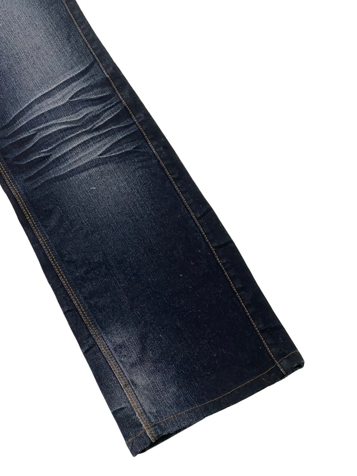 Japanese Brand Flare Jeans Nicole Club Acid Wash Low Rise Stretch 4🟦4 Size US 31 - 4 Thumbnail