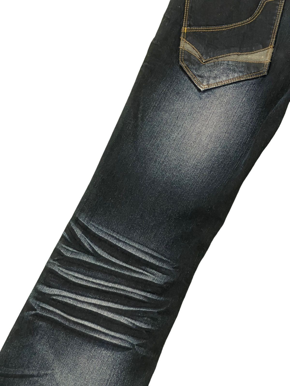 Japanese Brand Flare Jeans Nicole Club Acid Wash Low Rise Stretch 4🟦4 Size US 31 - 16 Thumbnail