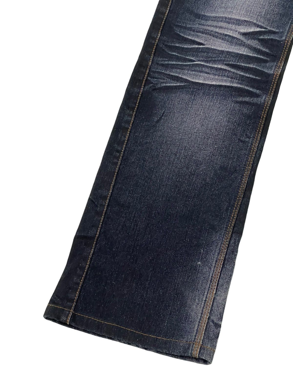 Japanese Brand Flare Jeans Nicole Club Acid Wash Low Rise Stretch 4🟦4 Size US 31 - 5 Thumbnail