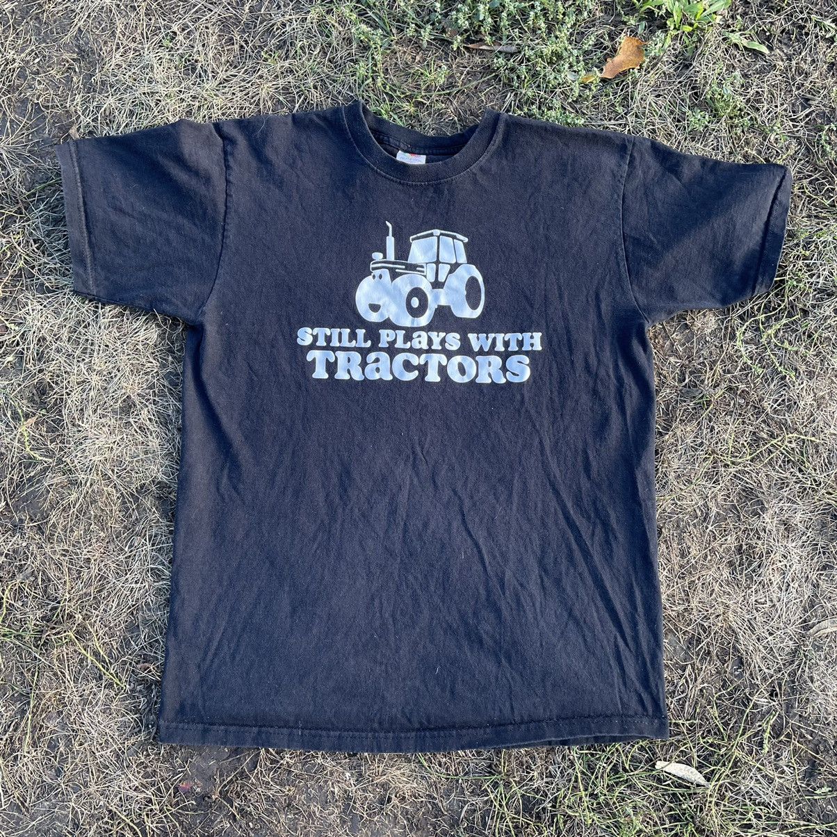Vintage Vintage Y2K Sun Faded Graphic Tee Tractors Humor Americana L Size US L / EU 52-54 / 3 - 1 Thumbnail
