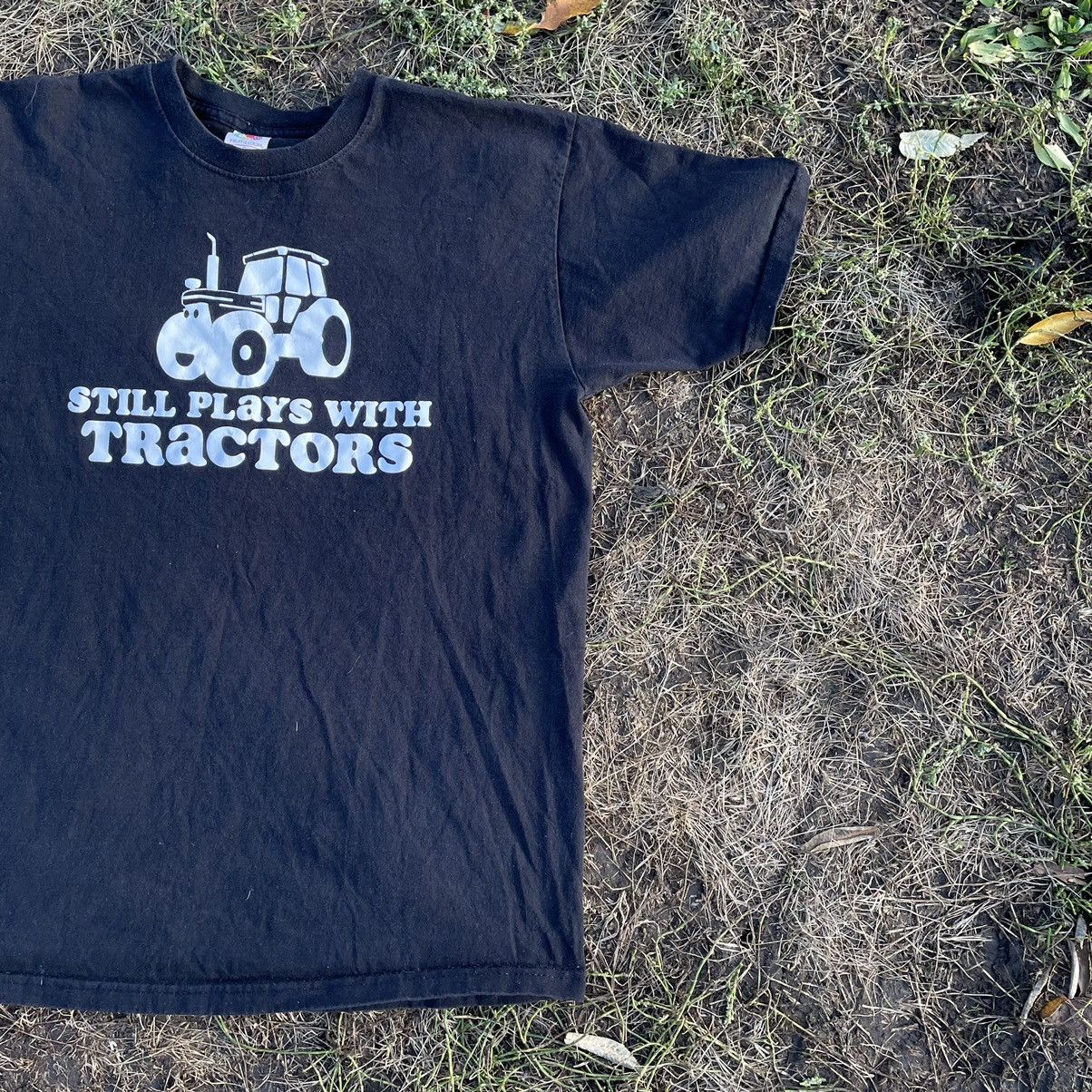 Vintage Vintage Y2K Sun Faded Graphic Tee Tractors Humor Americana L Size US L / EU 52-54 / 3 - 2 Thumbnail