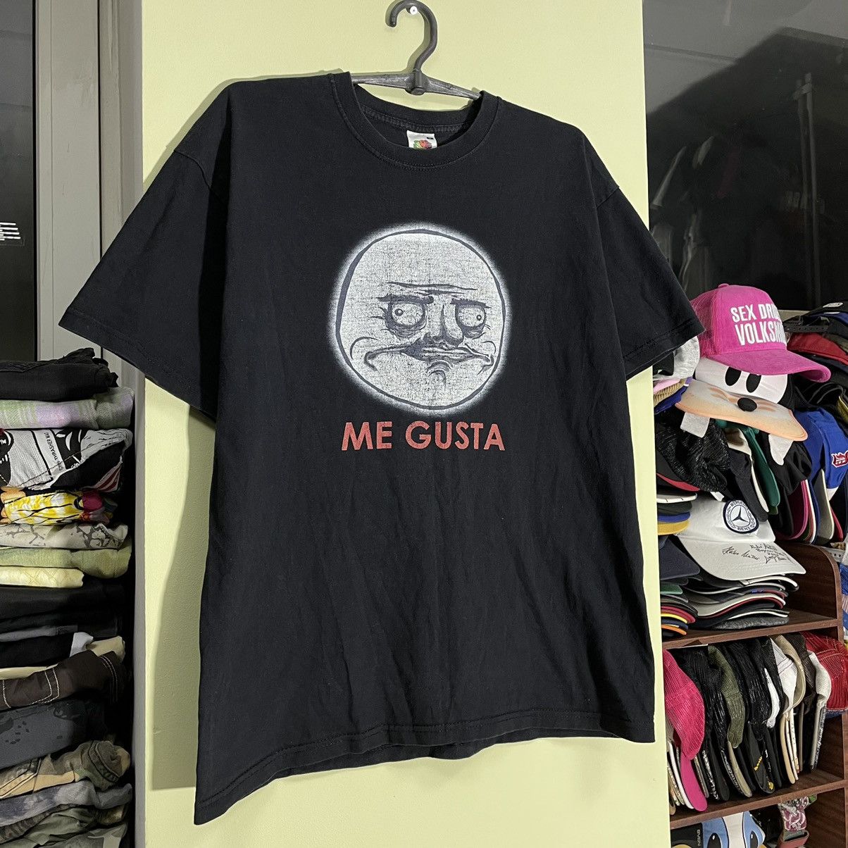 Vintage Y2K Vintage Meme Graphic Tee Me Gusta Humor Streetwear L Size US L / EU 52-54 / 3 - 3 Thumbnail