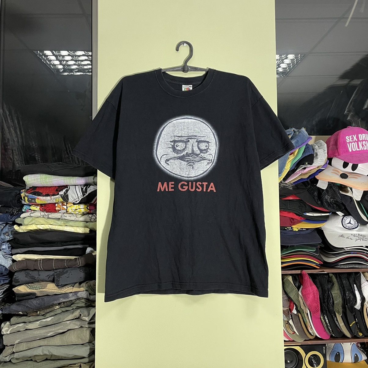 Vintage Y2K Vintage Meme Graphic Tee Me Gusta Humor Streetwear L Size US L / EU 52-54 / 3 - 2 Thumbnail