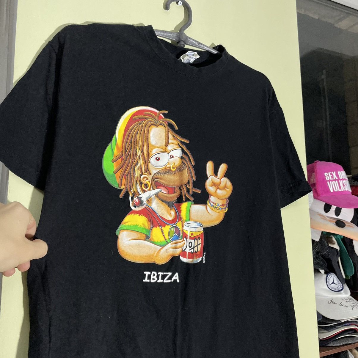 Vintage Vintage 90s Y2K Graphic Tee Rasta Cartoon Streetwear Faded M Size US M / EU 48-50 / 2 - 5 Thumbnail