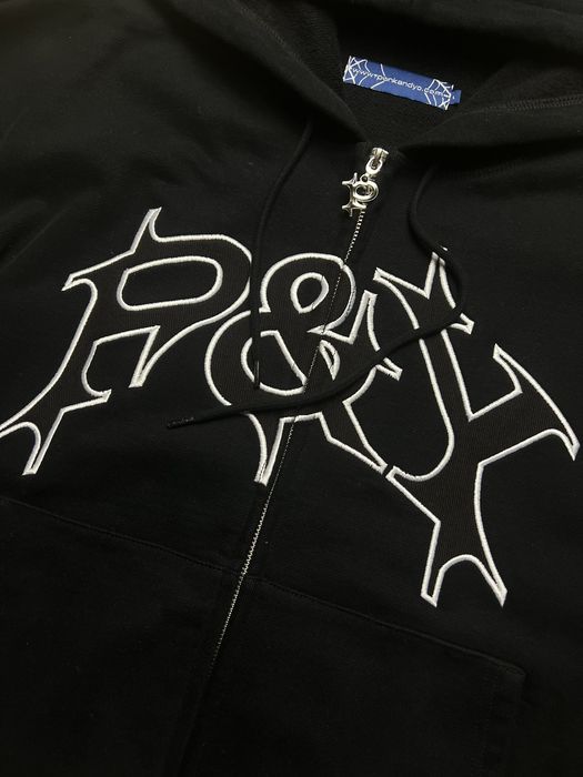 高級品市場 punkandyo zip hoodie Black L - トップス