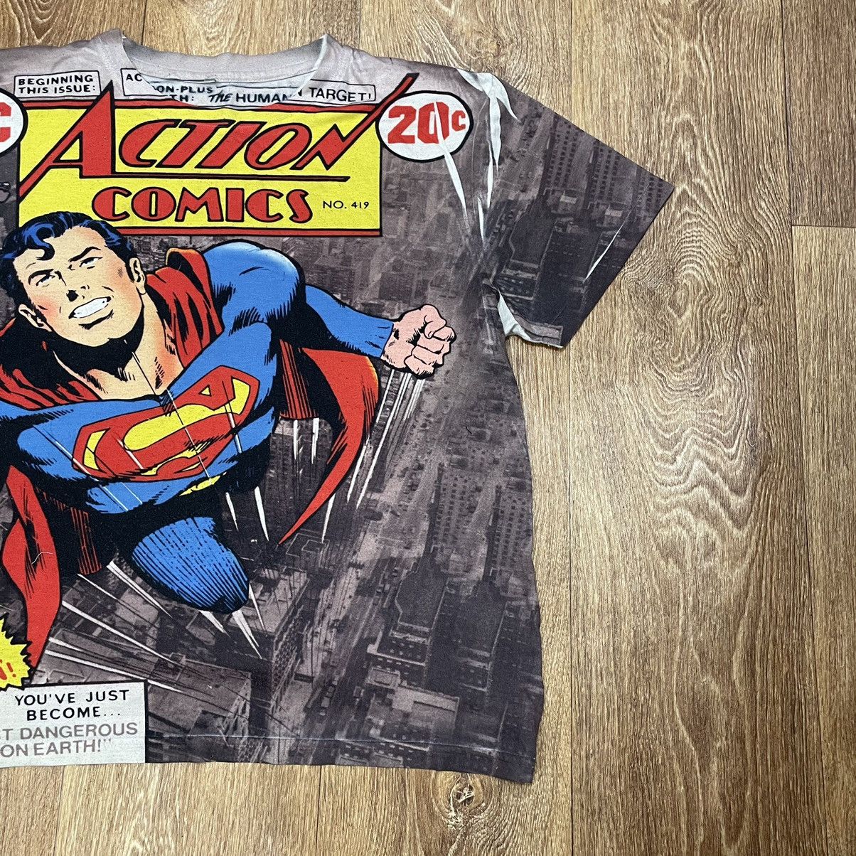Vintage Vintage Y2K Superman Graphic Tee Sun Faded Streetwear Slim M Size US M / EU 48-50 / 2 - 3 Thumbnail