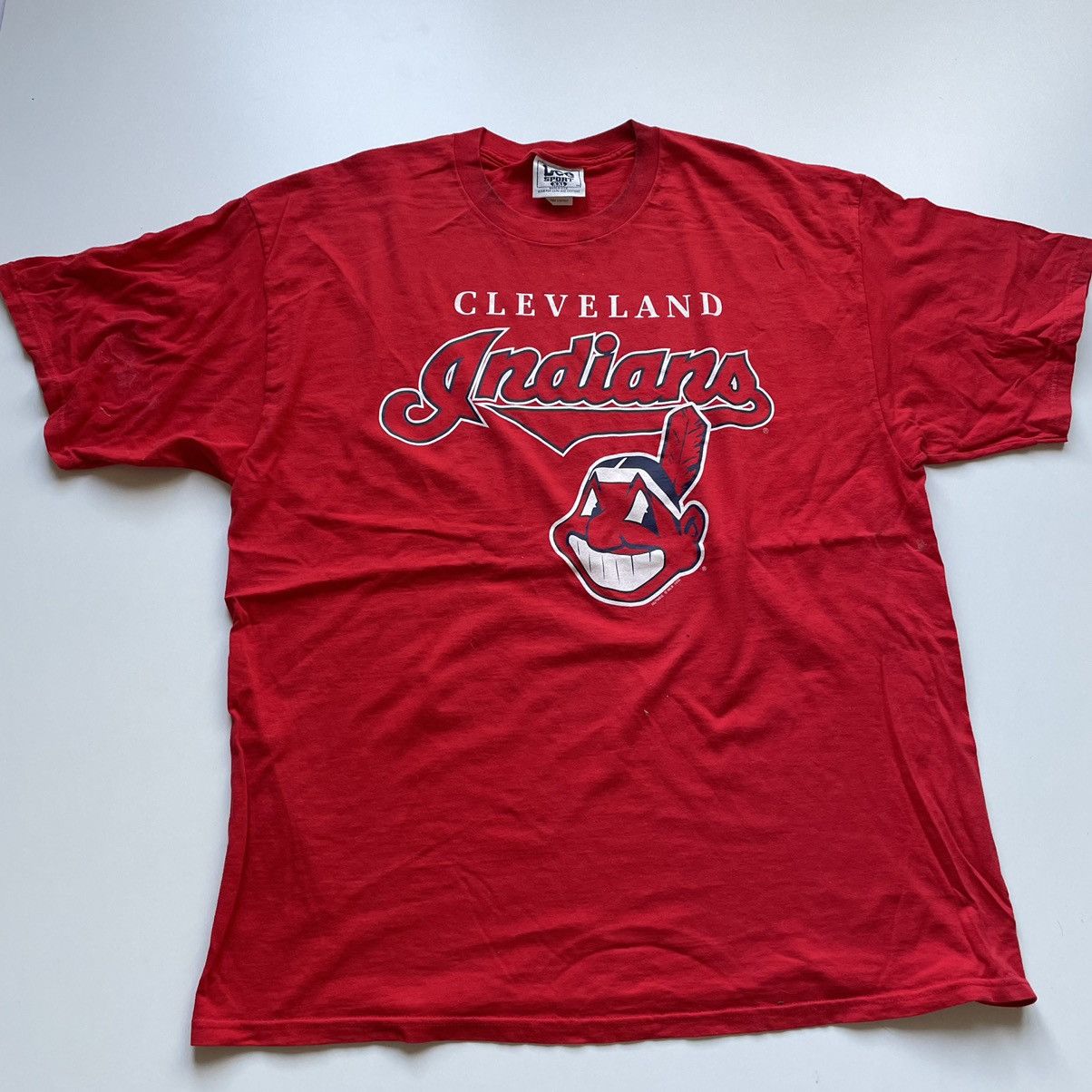 MLB × Vintage Vintage 90s Cleveland Indians MLB Graphic Shirt 2XL Rare Size US XXL / EU 58 / 5 - 1 Thumbnail