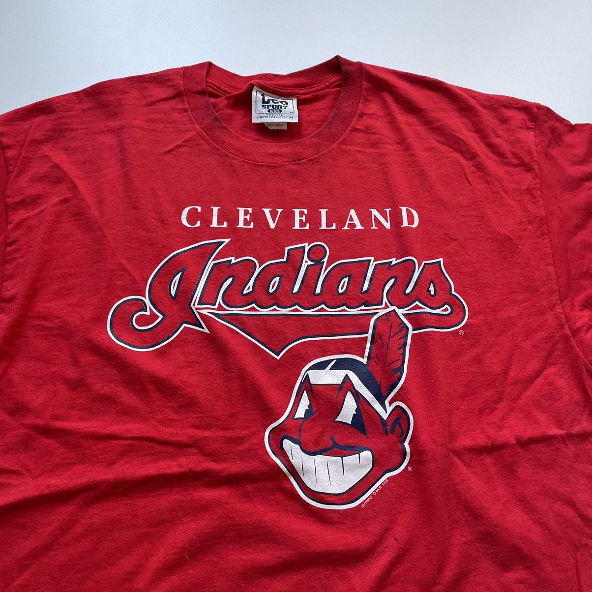 MLB × Vintage Vintage 90s Cleveland Indians MLB Graphic Shirt 2XL Rare Size US XXL / EU 58 / 5 - 2 Thumbnail