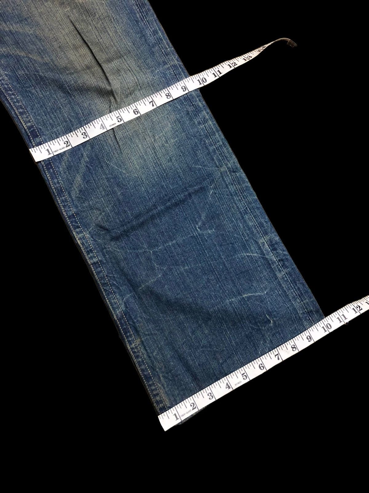 If Six Was Nine FLARED⚡️⚡️DENIM CRAFT WASHED BLUE DENIM Size US 32 / EU 48 - 7 Thumbnail