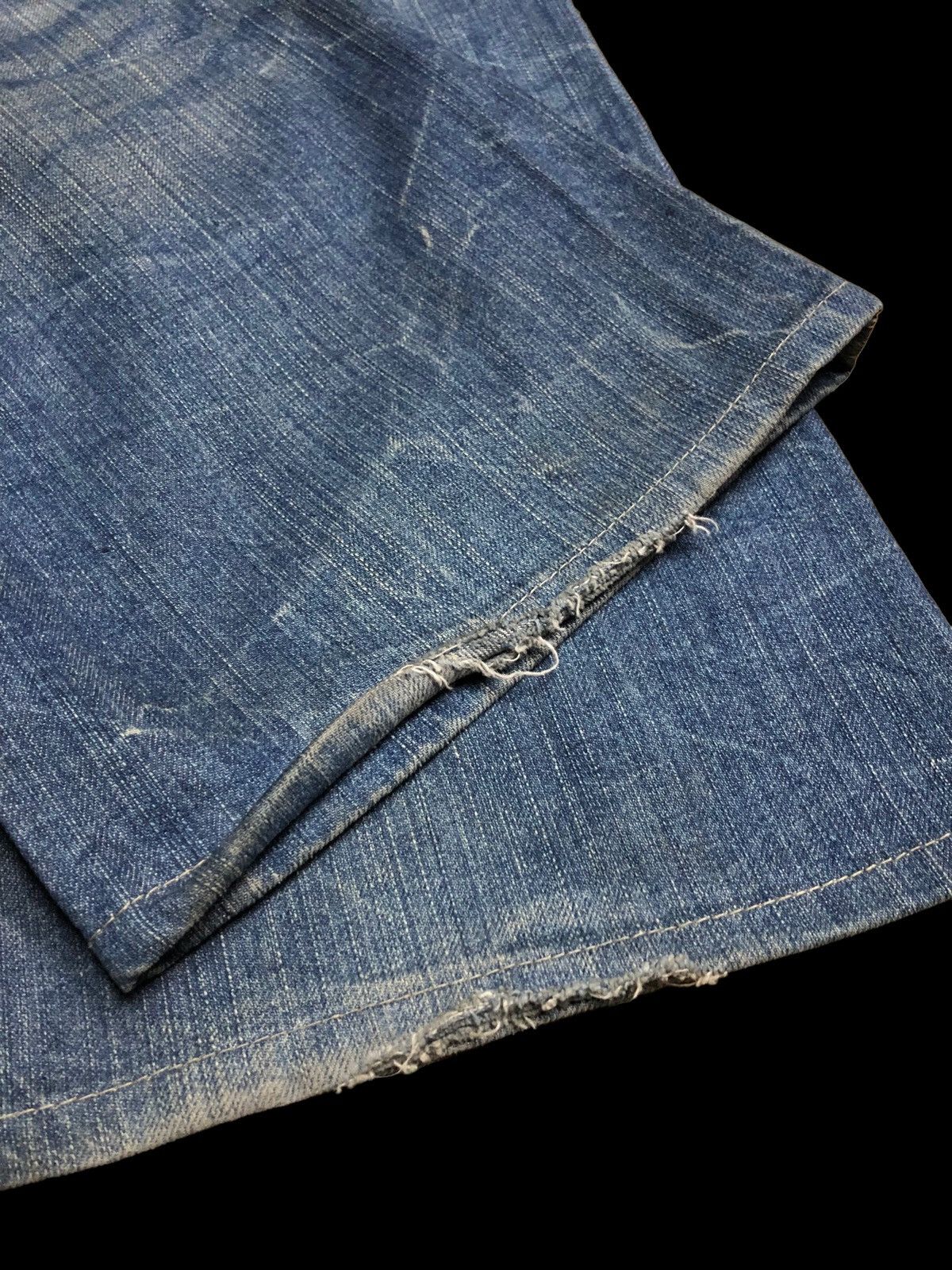 If Six Was Nine FLARED⚡️⚡️DENIM CRAFT WASHED BLUE DENIM Size US 32 / EU 48 - 5 Thumbnail