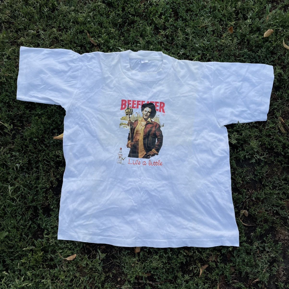 Vintage Vintage 90s Beefeater Graphic Tee Sun Faded Streetwear L Size US L / EU 52-54 / 3 - 1 Thumbnail