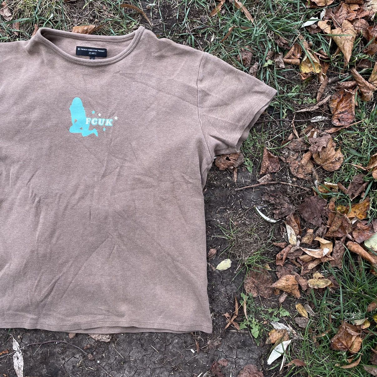 Vintage Vintage Y2K FCUK Logo Sun Faded Graphic Tee Streetwear L Size L / US 10 / IT 46 - 2 Thumbnail