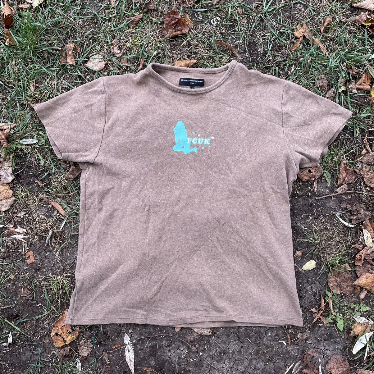 Vintage Vintage Y2K FCUK Logo Sun Faded Graphic Tee Streetwear L Size L / US 10 / IT 46 - 1 Thumbnail