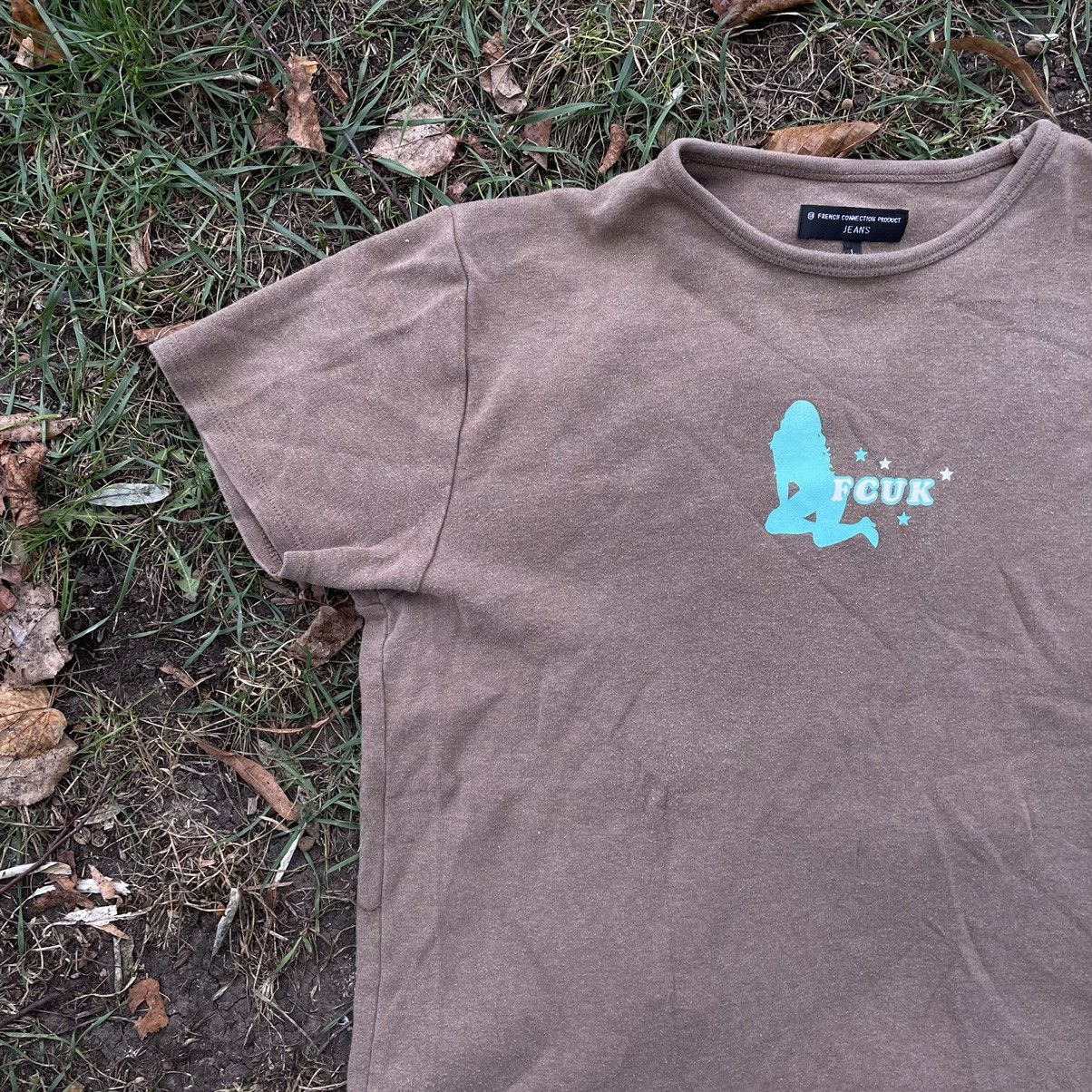 Vintage Vintage Y2K FCUK Logo Sun Faded Graphic Tee Streetwear L Size L / US 10 / IT 46 - 3 Thumbnail