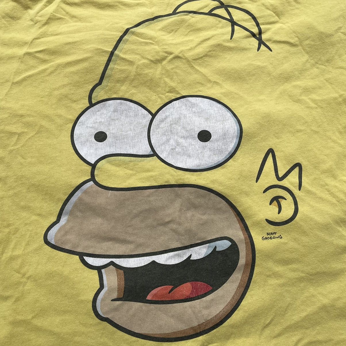 Cartoon Network Vintage 90s Bart Homer Faded Tee Face Horror Art Print Band Size US XL / EU 56 / 4 - 5 Thumbnail