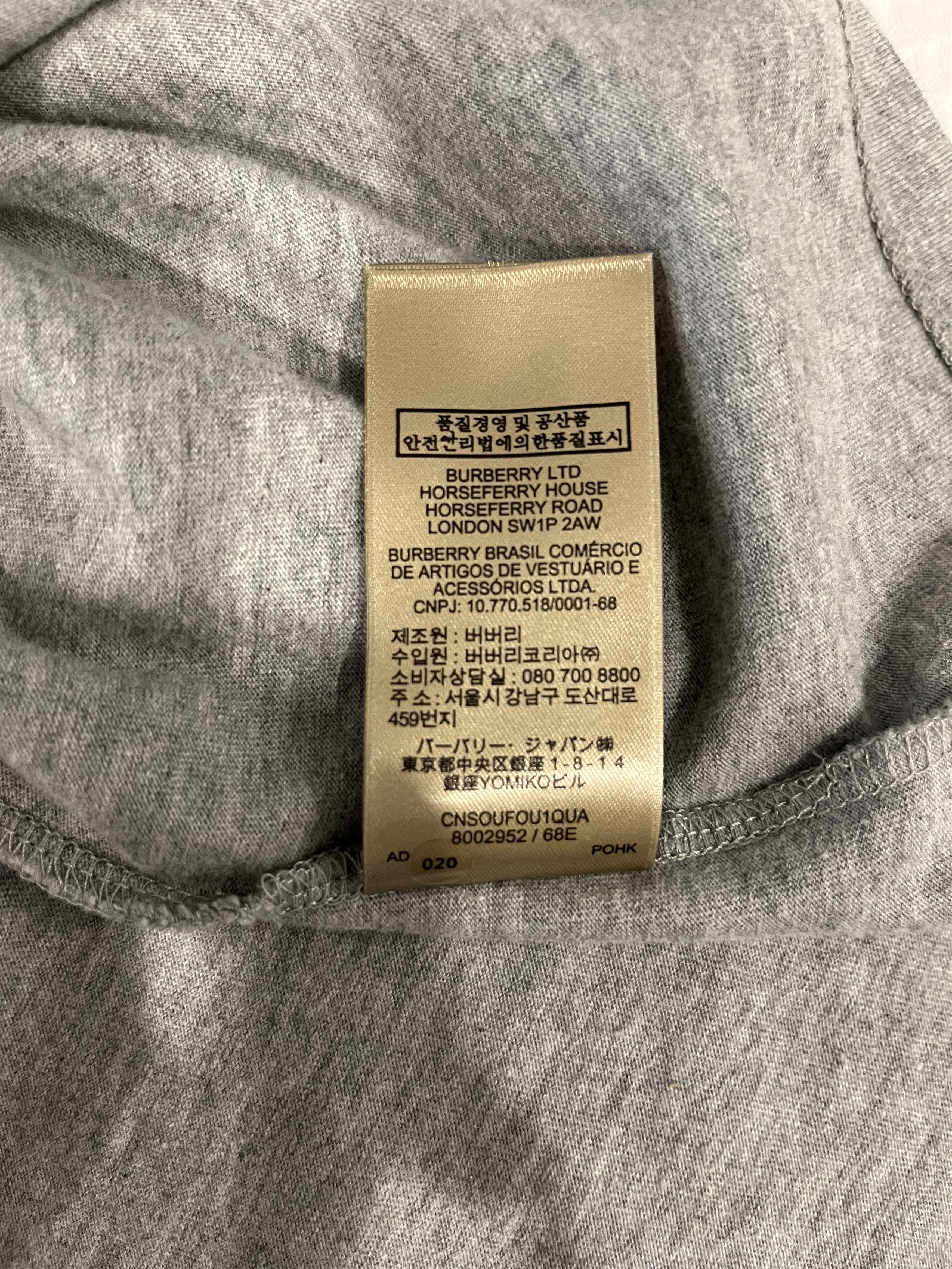 Burberry Burberry Embroidered Prosum (du cavalier) Tshirt Size US M / EU 48-50 / 2 - 6 Thumbnail