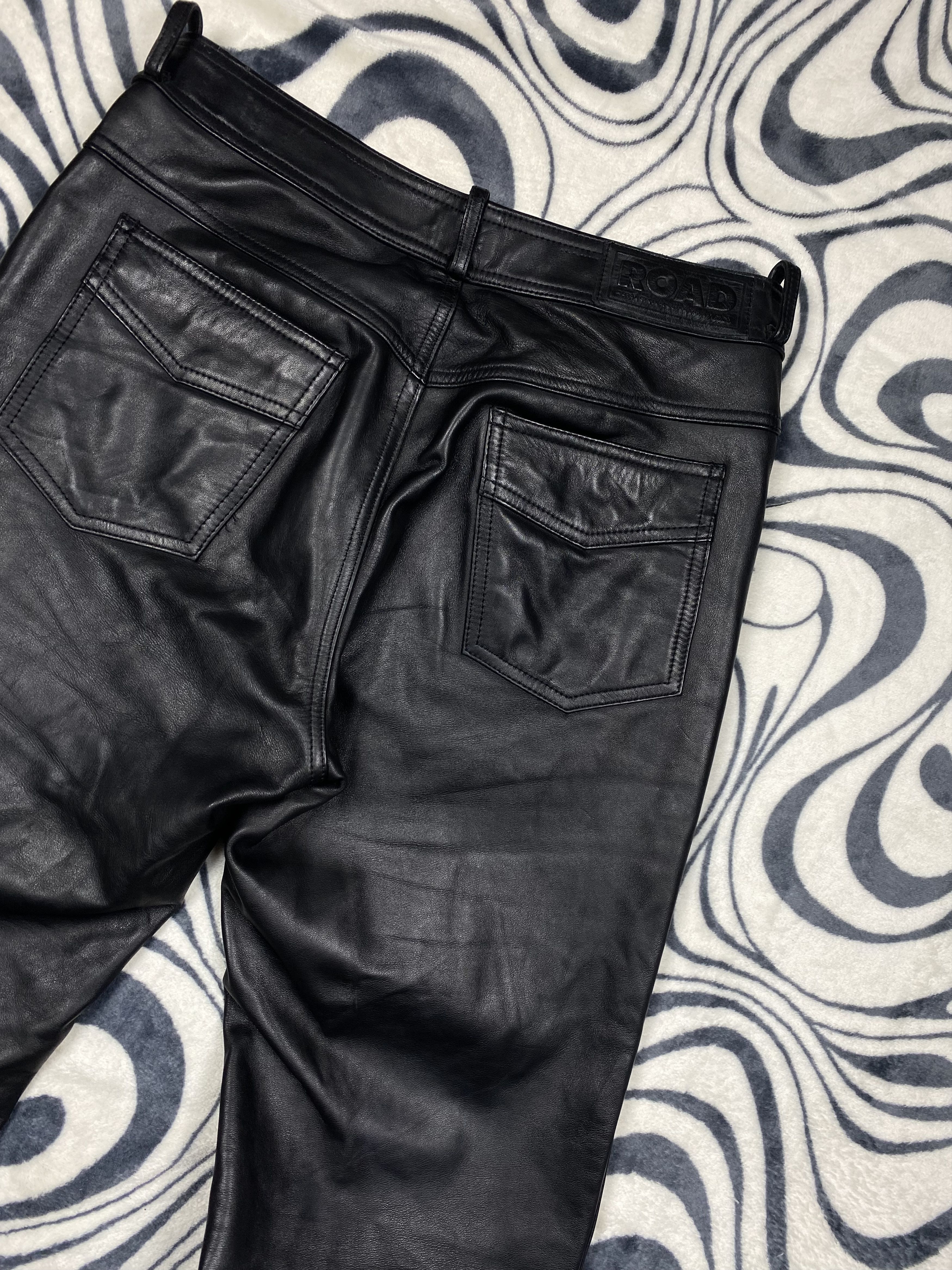 ROAD Genuine Leather Biker Pants