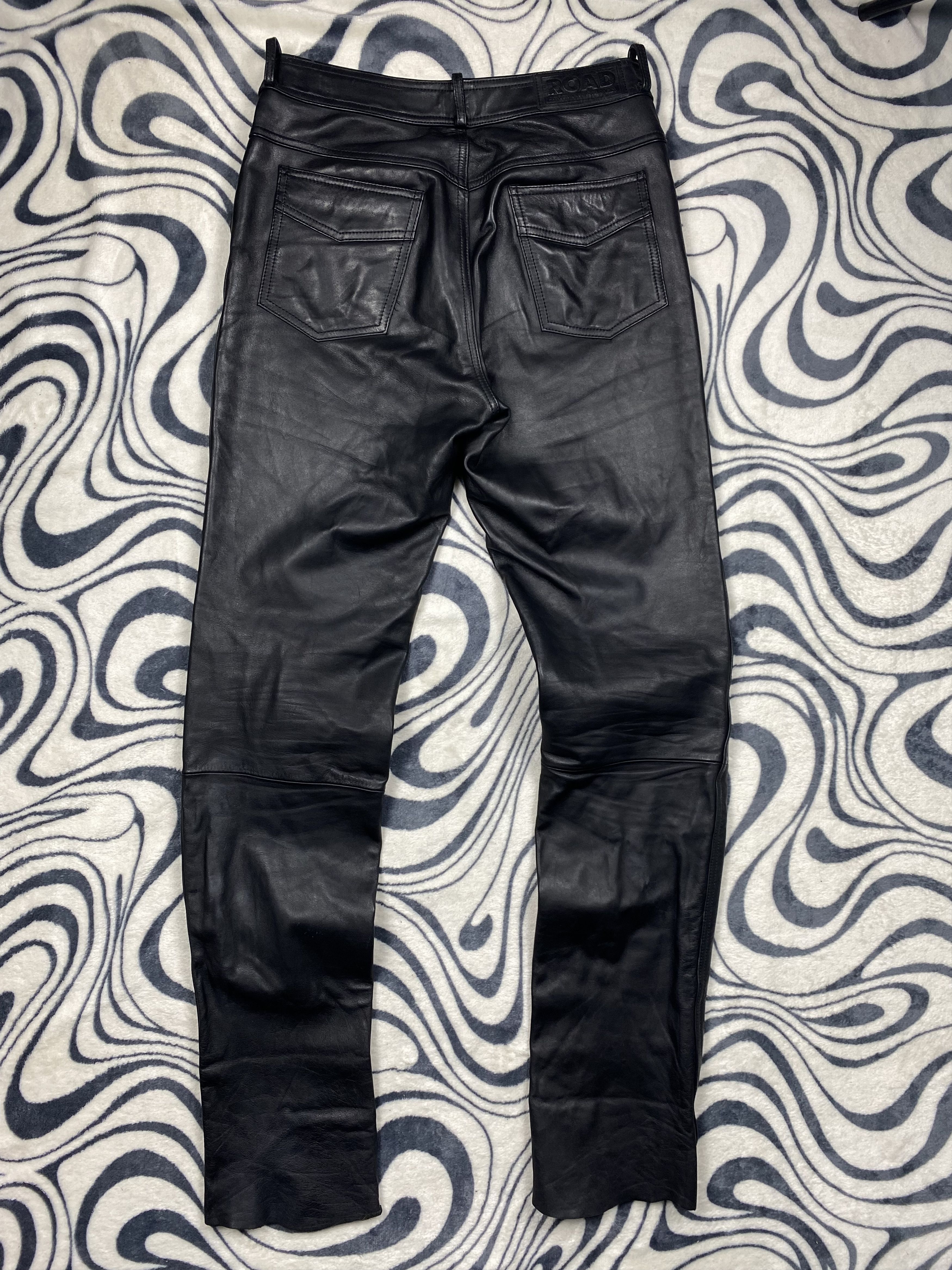 ROAD Genuine Leather Biker Pants
