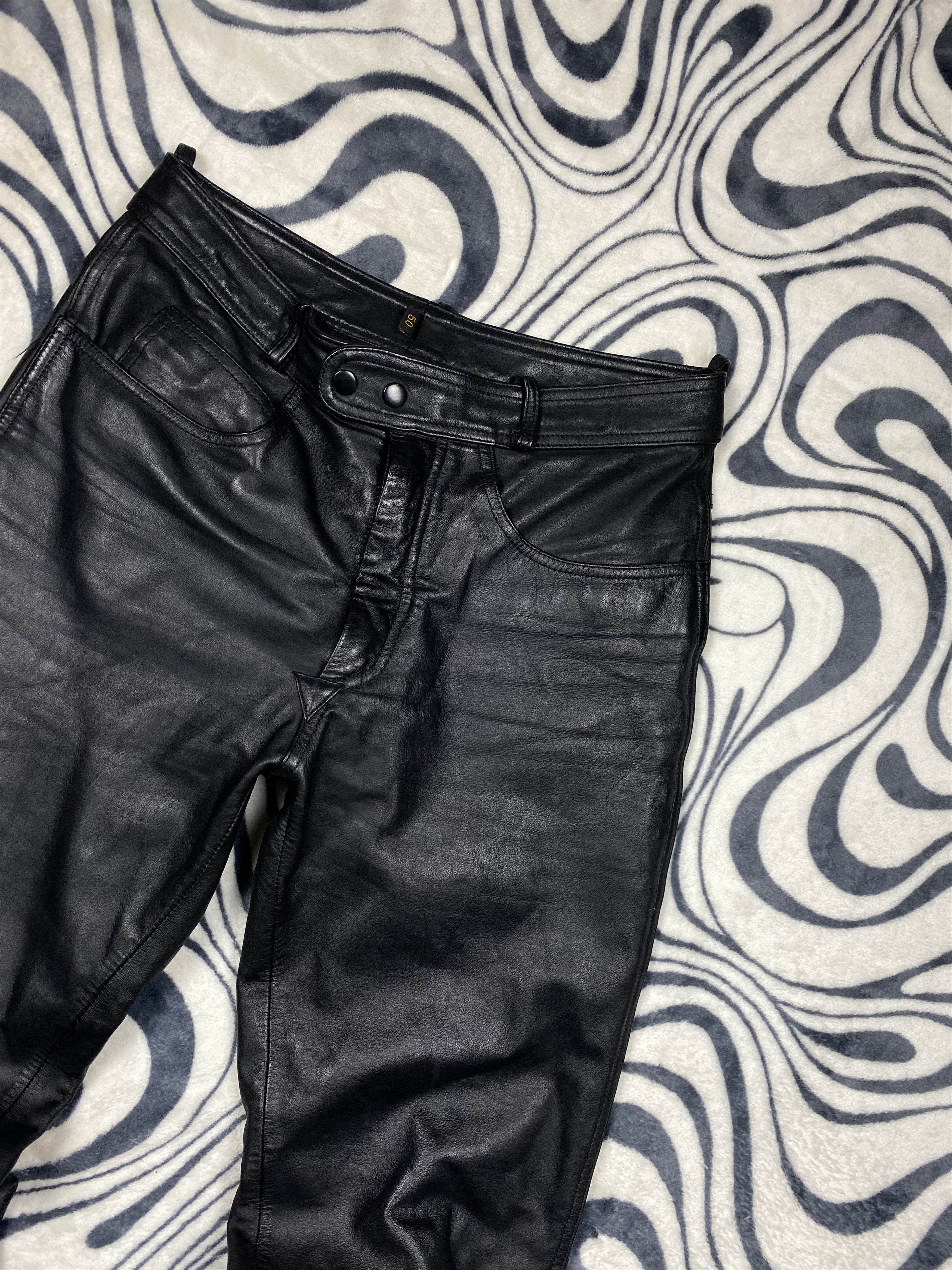 ROAD Genuine Leather Biker Pants