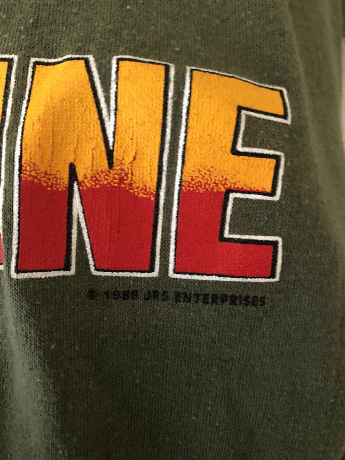 Other 1986 feelin mean like a us marine t shirt Size US L / EU 52-54 / 3 - 3 Thumbnail