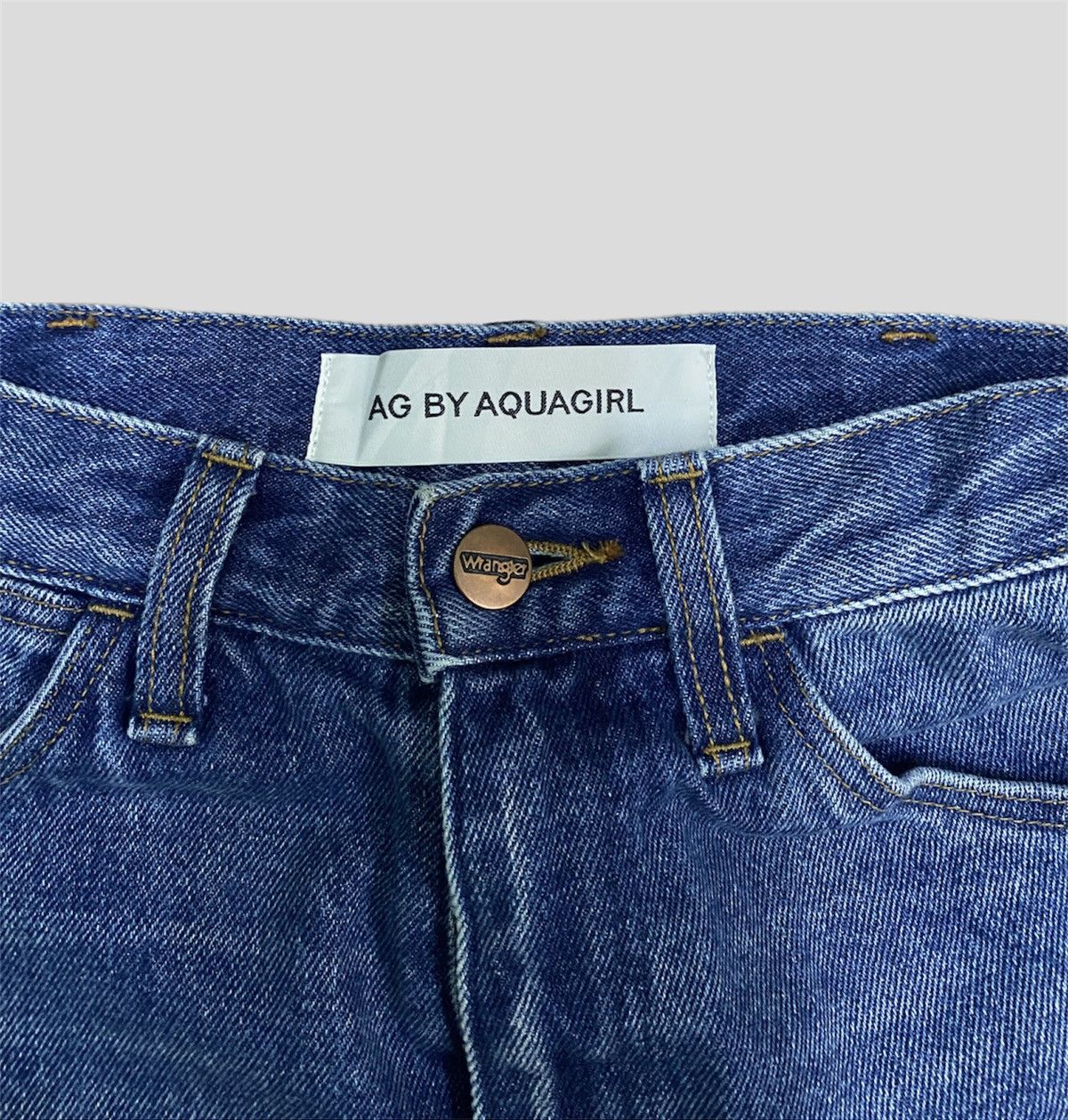 Vintage × Wrangler Vintage WRANGLER Blue Bootcut Flared Denim Jeans Size 24" / US 00 / IT 34 - 9 Thumbnail
