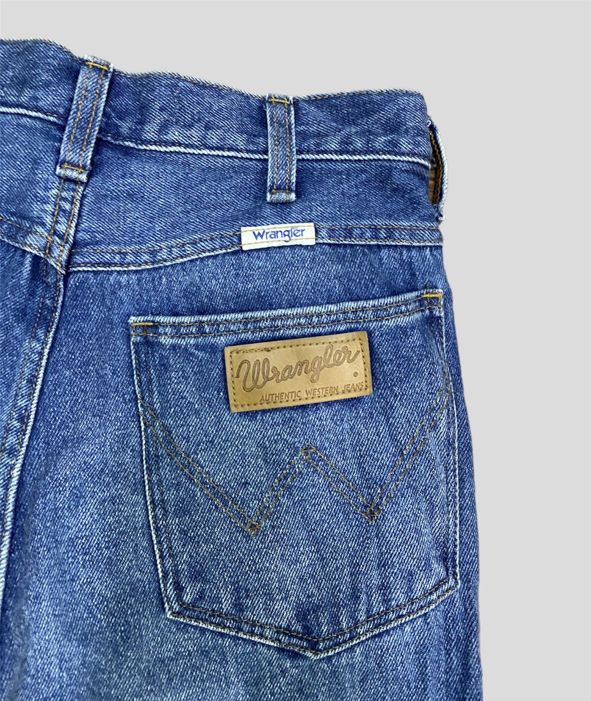 Vintage × Wrangler Vintage WRANGLER Blue Bootcut Flared Denim Jeans Size 24" / US 00 / IT 34 - 8 Thumbnail