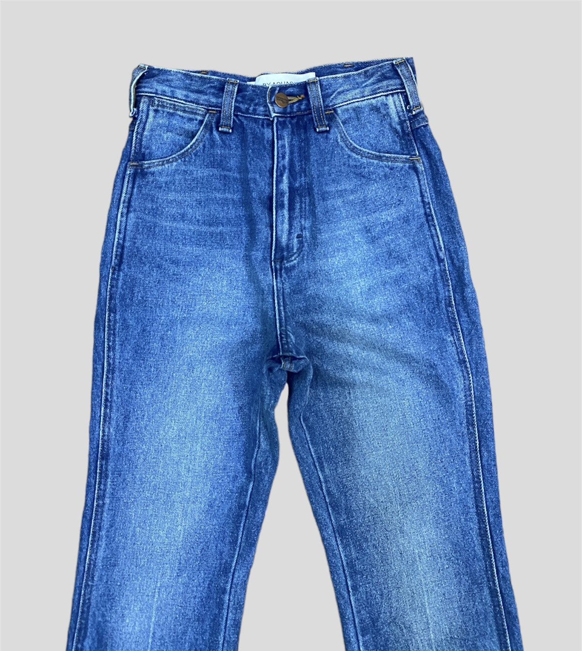 Vintage × Wrangler Vintage WRANGLER Blue Bootcut Flared Denim Jeans Size 24" / US 00 / IT 34 - 3 Thumbnail