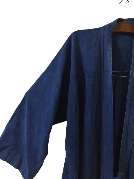 Japanese Brand Vintage Japanese Traditional Denim Kimono Size US L / EU 52-54 / 3 - 5 Thumbnail