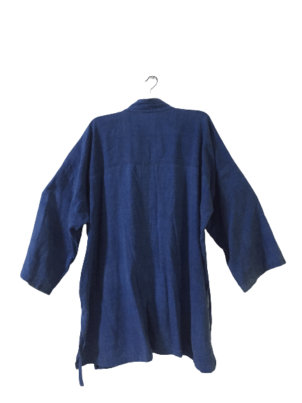 Japanese Brand Vintage Japanese Traditional Denim Kimono Size US L / EU 52-54 / 3 - 6 Thumbnail