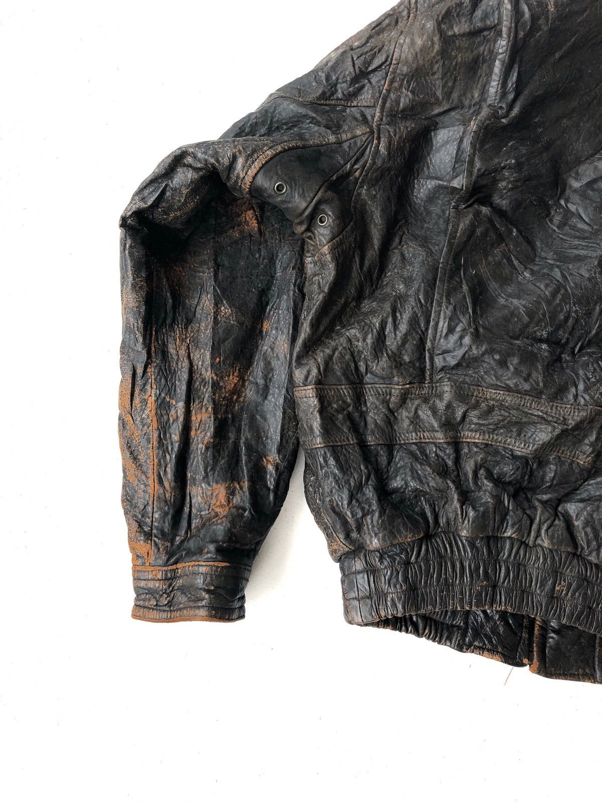 Branded Leather Suit Protection Crash MK-3 Sherpa Bomber Jacket Size US L / EU 52-54 / 3 - 9 Thumbnail
