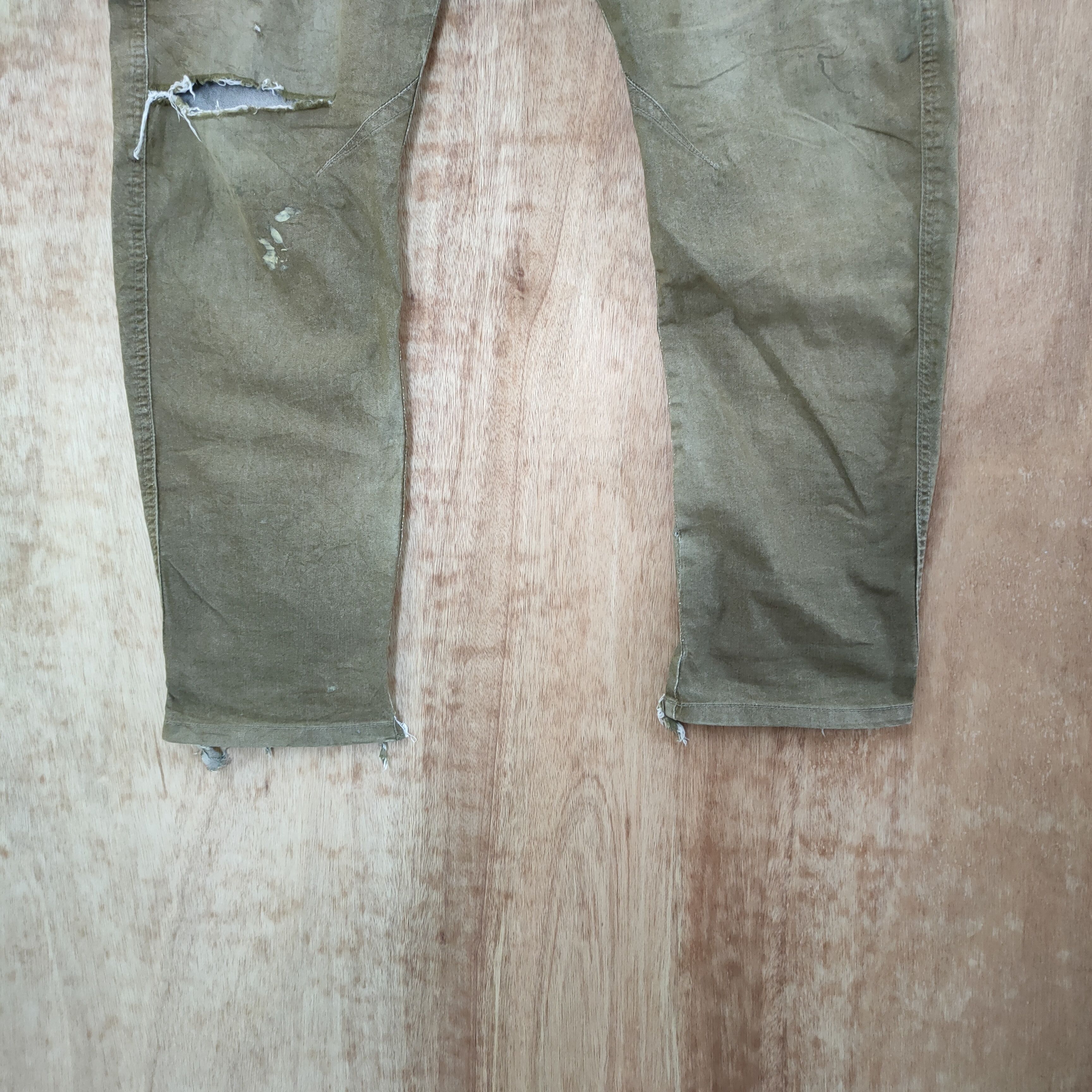 Seditionaries × Vintage VINTAGE IZ FRONTIER FADED/DISTRESSED CARGO PANTS Size US 36 / EU 52 - 3 Thumbnail