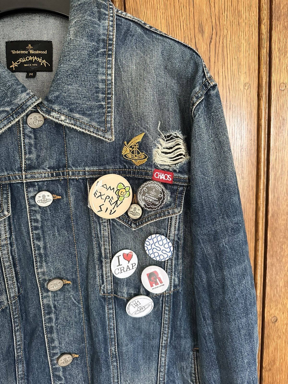 Vivienne Westwood Vivienne Westwood Anglomania Worlds end denim jacket Chaos Size US M / EU 48-50 / 2 - 2 Thumbnail