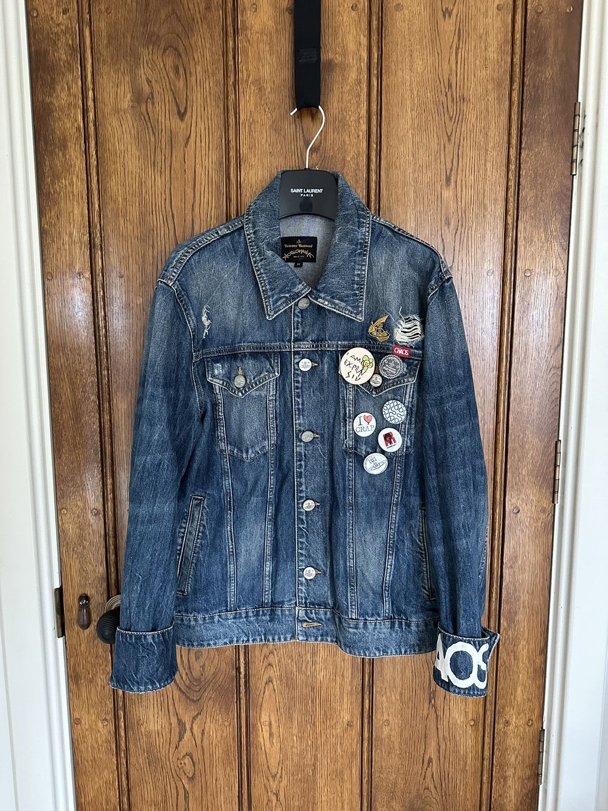 Vivienne Westwood Vivienne Westwood Anglomania Worlds end denim jacket Chaos Size US M / EU 48-50 / 2 - 1 Thumbnail