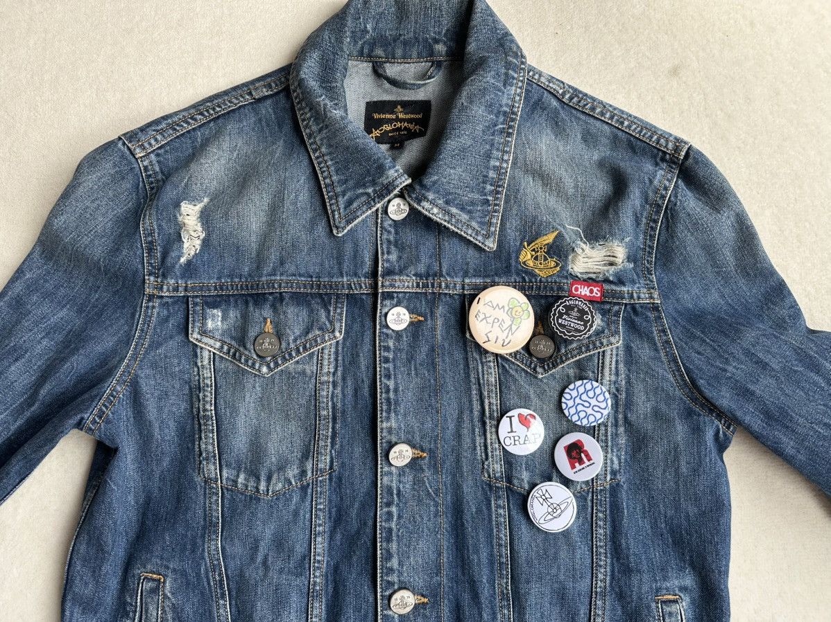 Vivienne Westwood Vivienne Westwood Anglomania Worlds end denim jacket Chaos Size US M / EU 48-50 / 2 - 19 Thumbnail