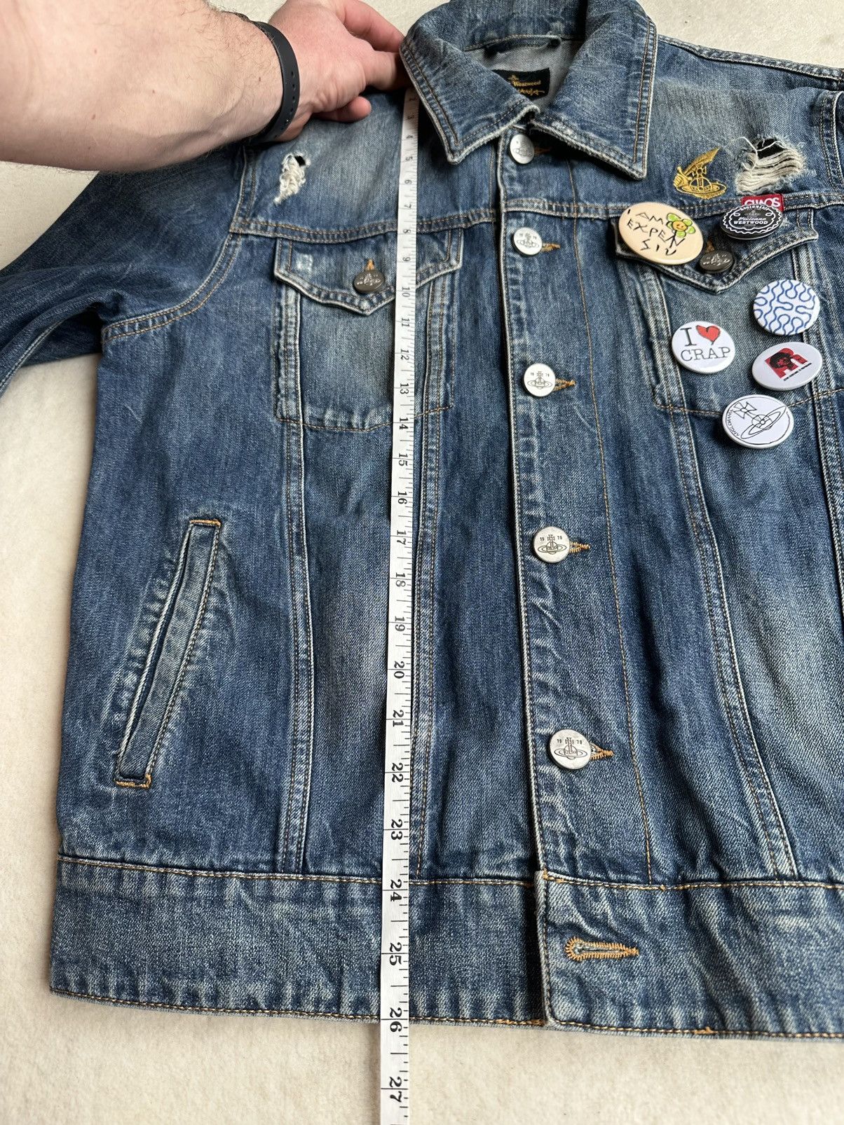 Vivienne Westwood Vivienne Westwood Anglomania Worlds end denim jacket Chaos Size US M / EU 48-50 / 2 - 8 Thumbnail